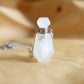 Clear Quartz Perfume Bottle Necklace