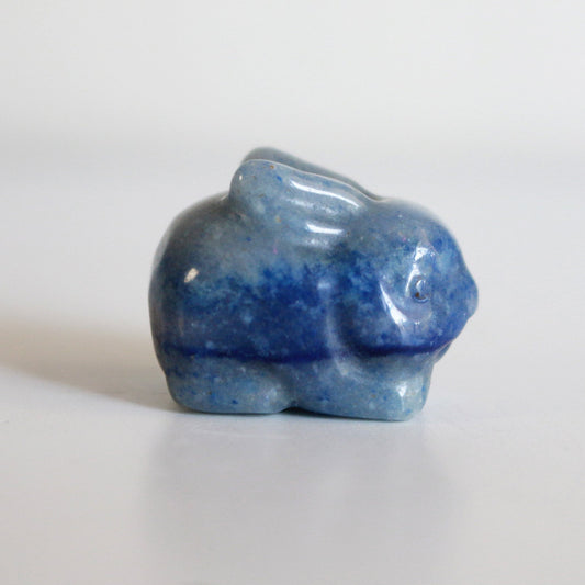 Blue Aventurine Bunny (1 in)