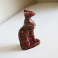 Red Banded Jasper Sphynx Cat (2.5 in)