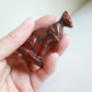 Red Banded Jasper Sphynx Cat (2.5 in)