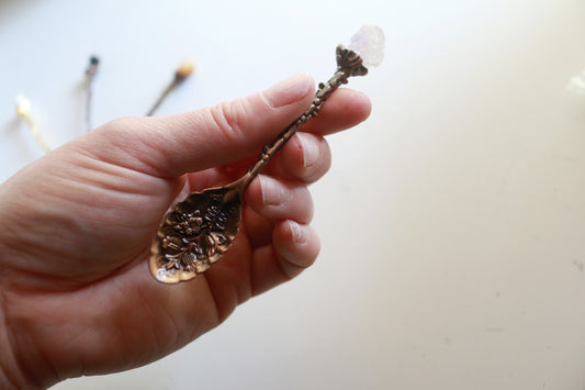Crystal Herb Spoon