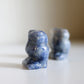 Blue Aventurine Owl (1 in)