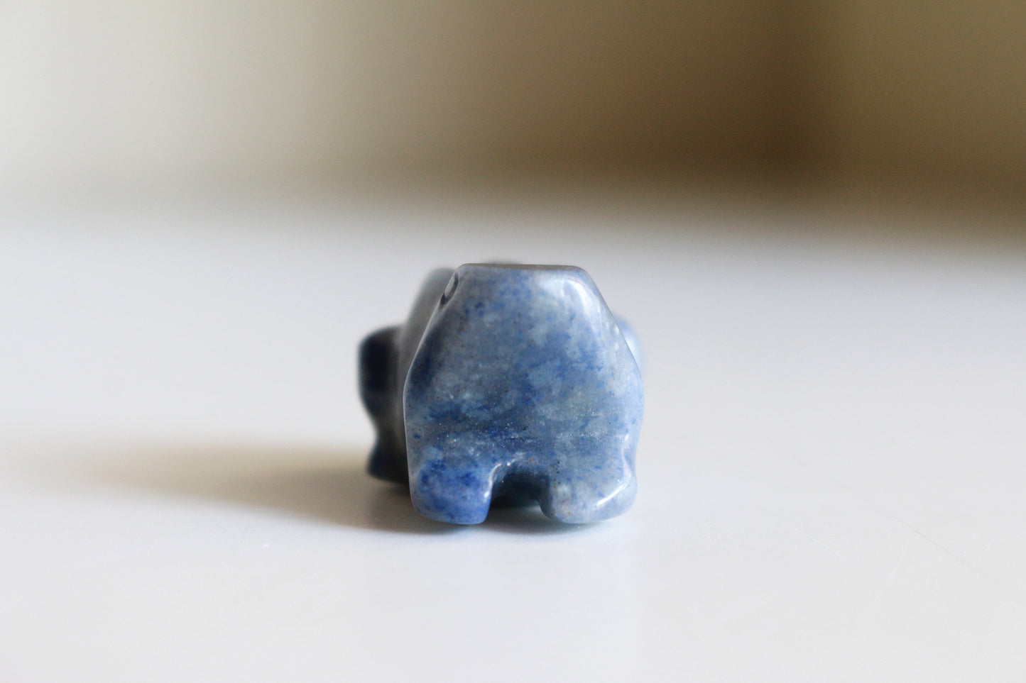 Blue Aventurine Frog (1 in)