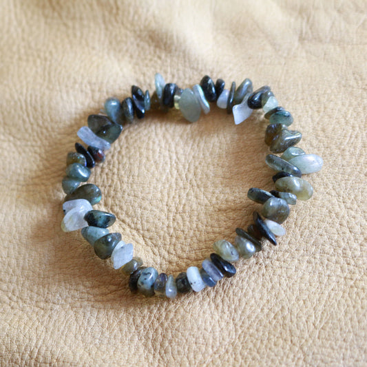 Labradorite Chip Bracelet