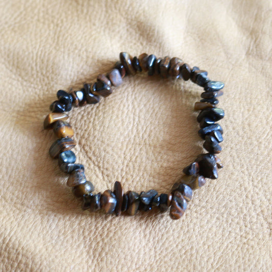 Tiger Eye Chip Bracelet