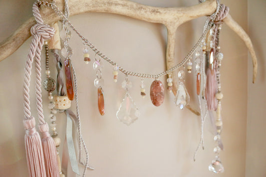 Pastel Hooves Reindeer Antler Suncatcher