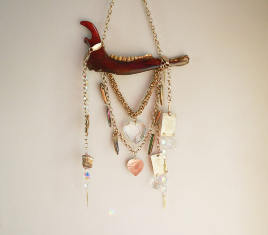 Underworld Masquerade Deer Bone Suncatcher
