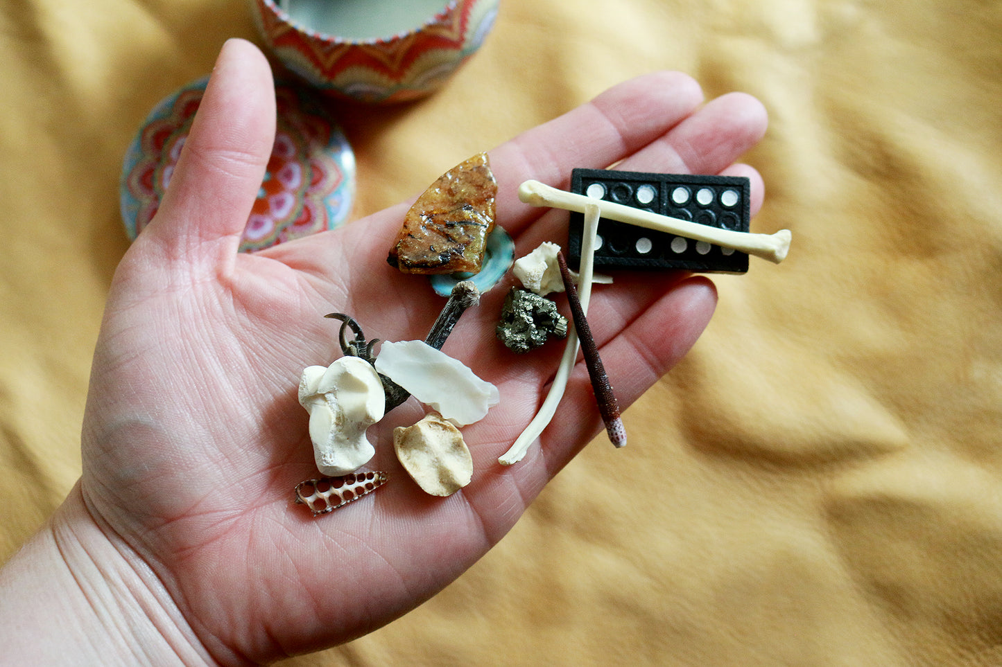 Whimsical Divination : Bone Throwing / Osteomancy Set