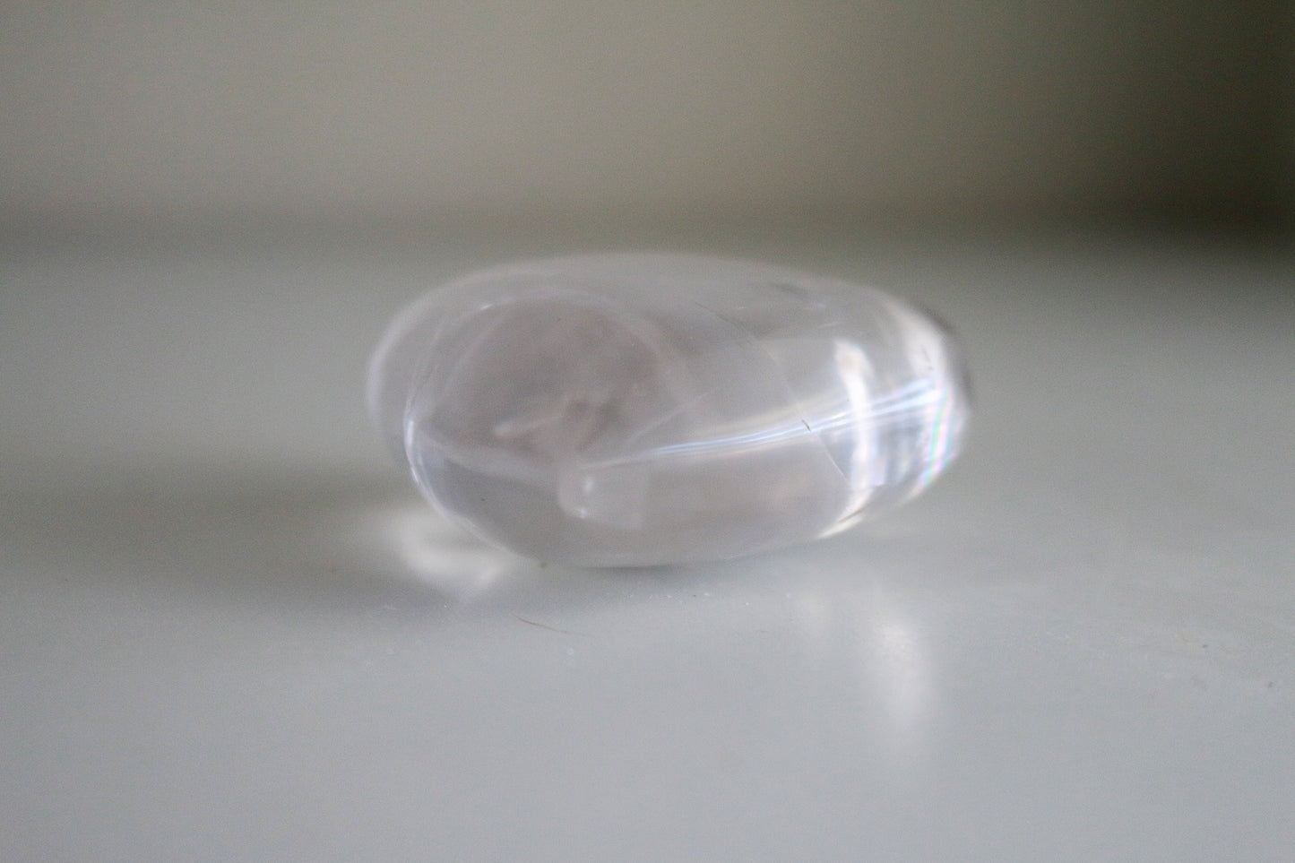 Clear Quartz Heart Palm Stone (2 Inch)