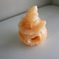 Orange Calcite Jack O' Lantern (4in)
