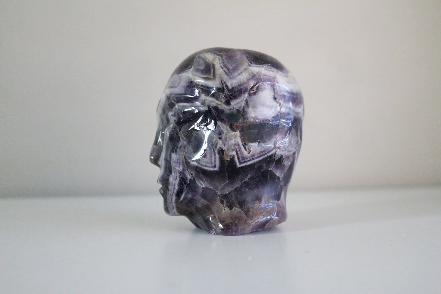 Chevron Amethyst Alien (3in)