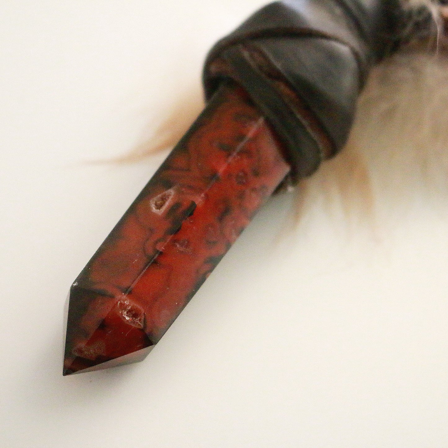 Fire Fox Spirit | Sardonyx & Antler Wand