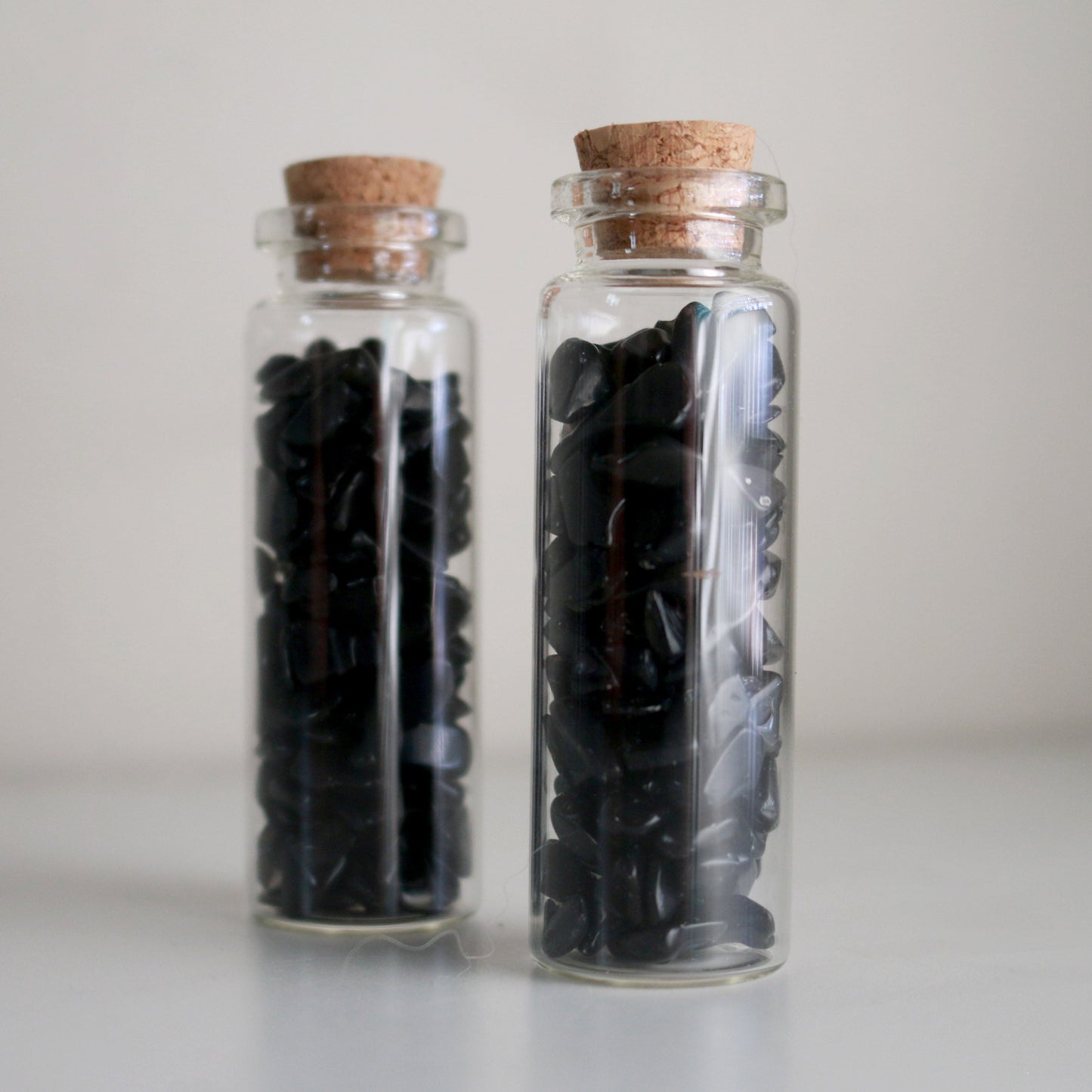 Tumbled Obsidian Chips - Spell Supply Jar