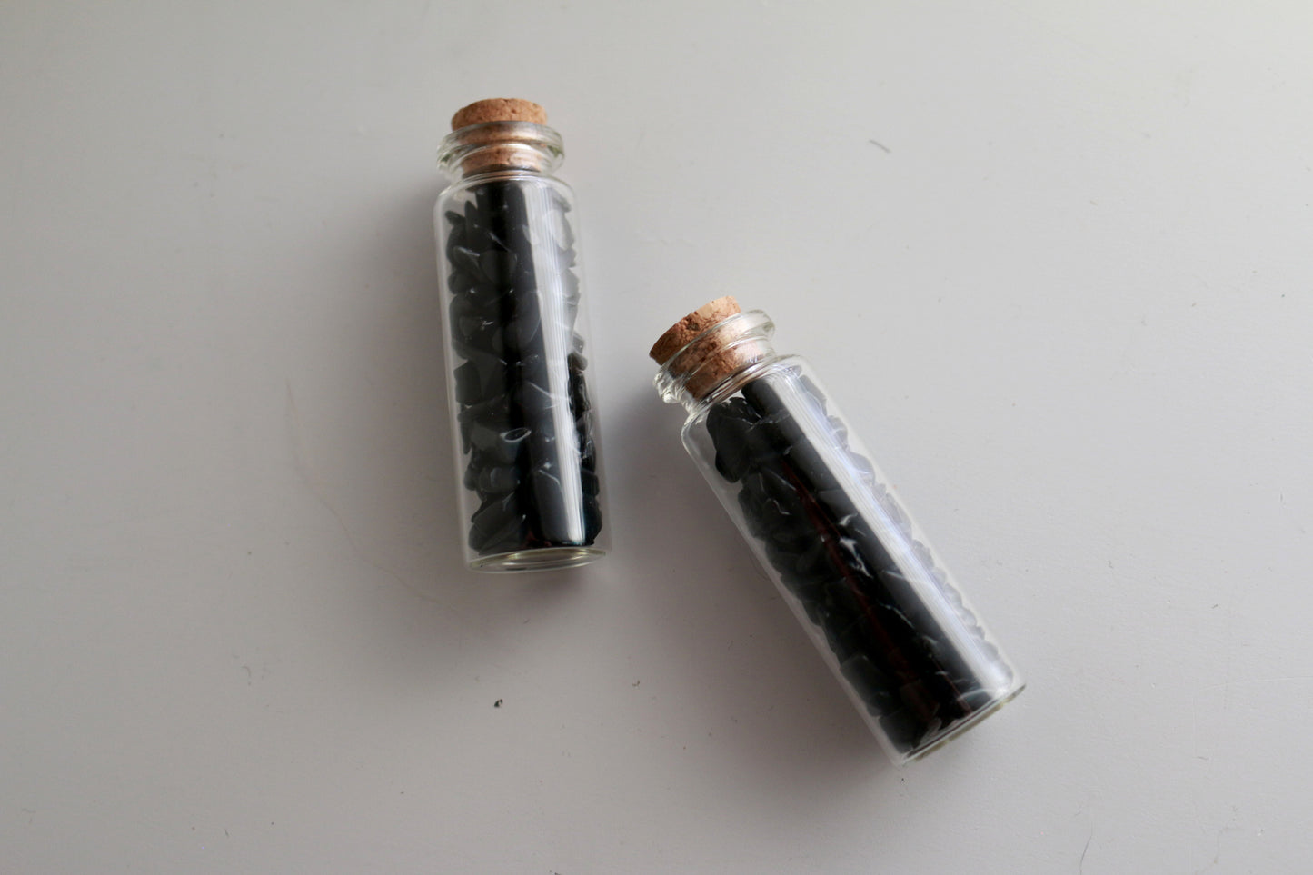 Tumbled Obsidian Chips - Spell Supply Jar