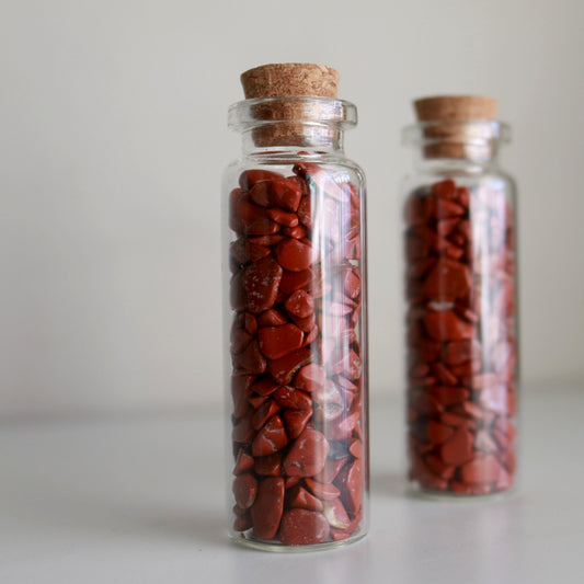 Tumbled Red Jasper Chips - Spell Supply Jar