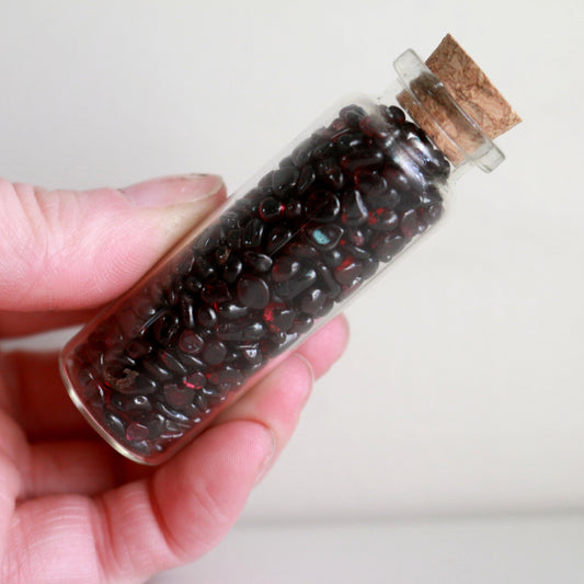 Tumbled Garnet Chips - Spell Supply Jar