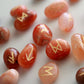 Carnelian Elder Futhark Runes
