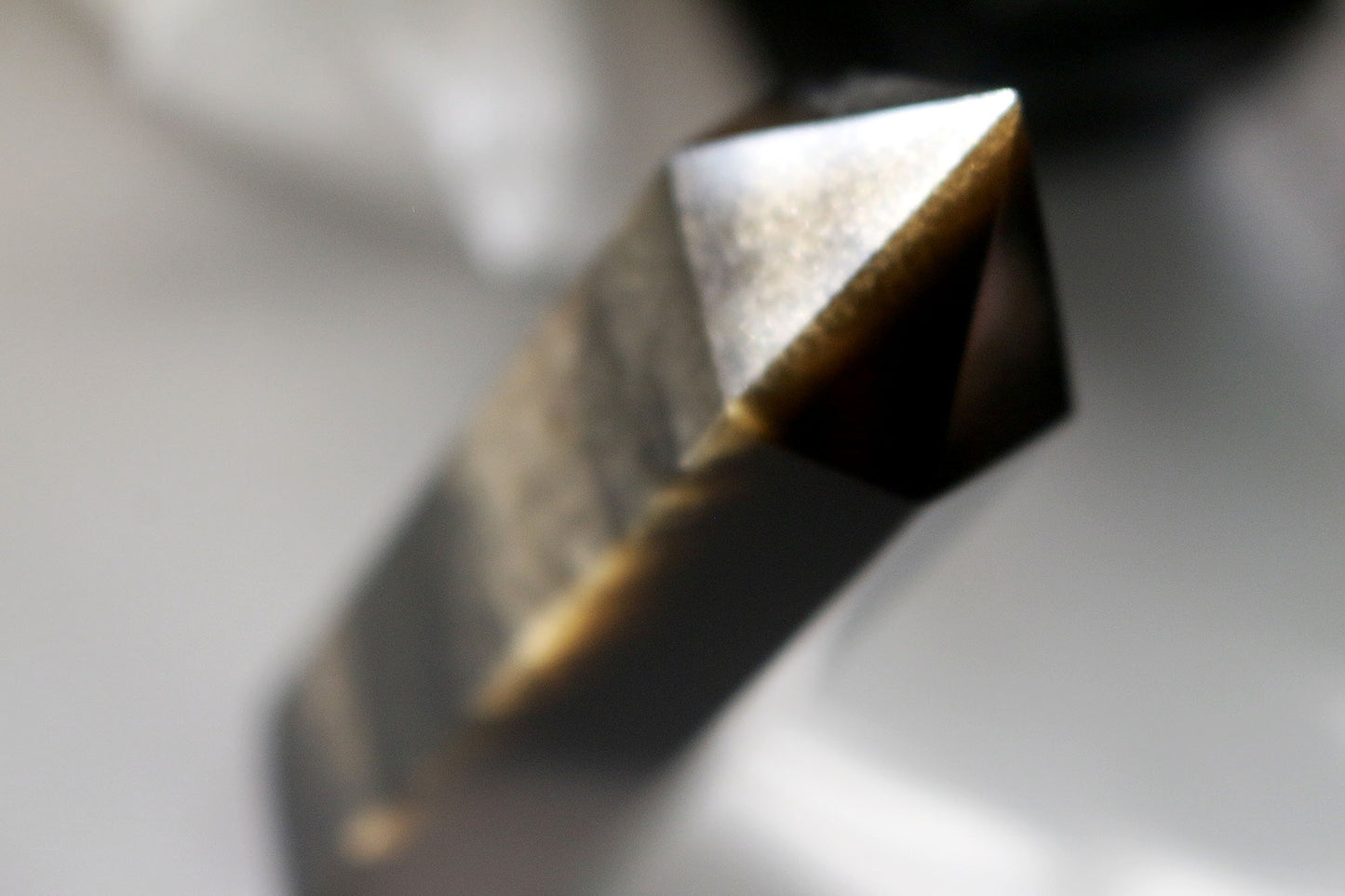 Gold Sheen Obsidian Tower (4")