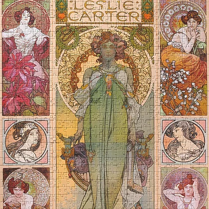 La Nouvelle Femme (A. Mucha), 1000-pc Puzzle