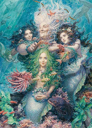 Daughters of the Sea, 750-pc Velvet-Touch Jigsaw Puzzle