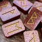 Maroon Glitter Rune Set