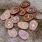 Maroon Glitter Witches Rune Set