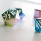 Rainbow Aegis Aluminum Plated Acrylic Poly Dice Set
