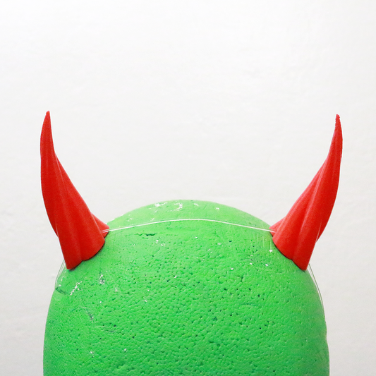 Small Fiend 3D Printed Costume Horns