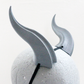 Medium "Double Ridge" Costume Horns