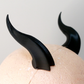 Small Double Ridge 3D Printed Costume Horns (Multiple Colors Available)