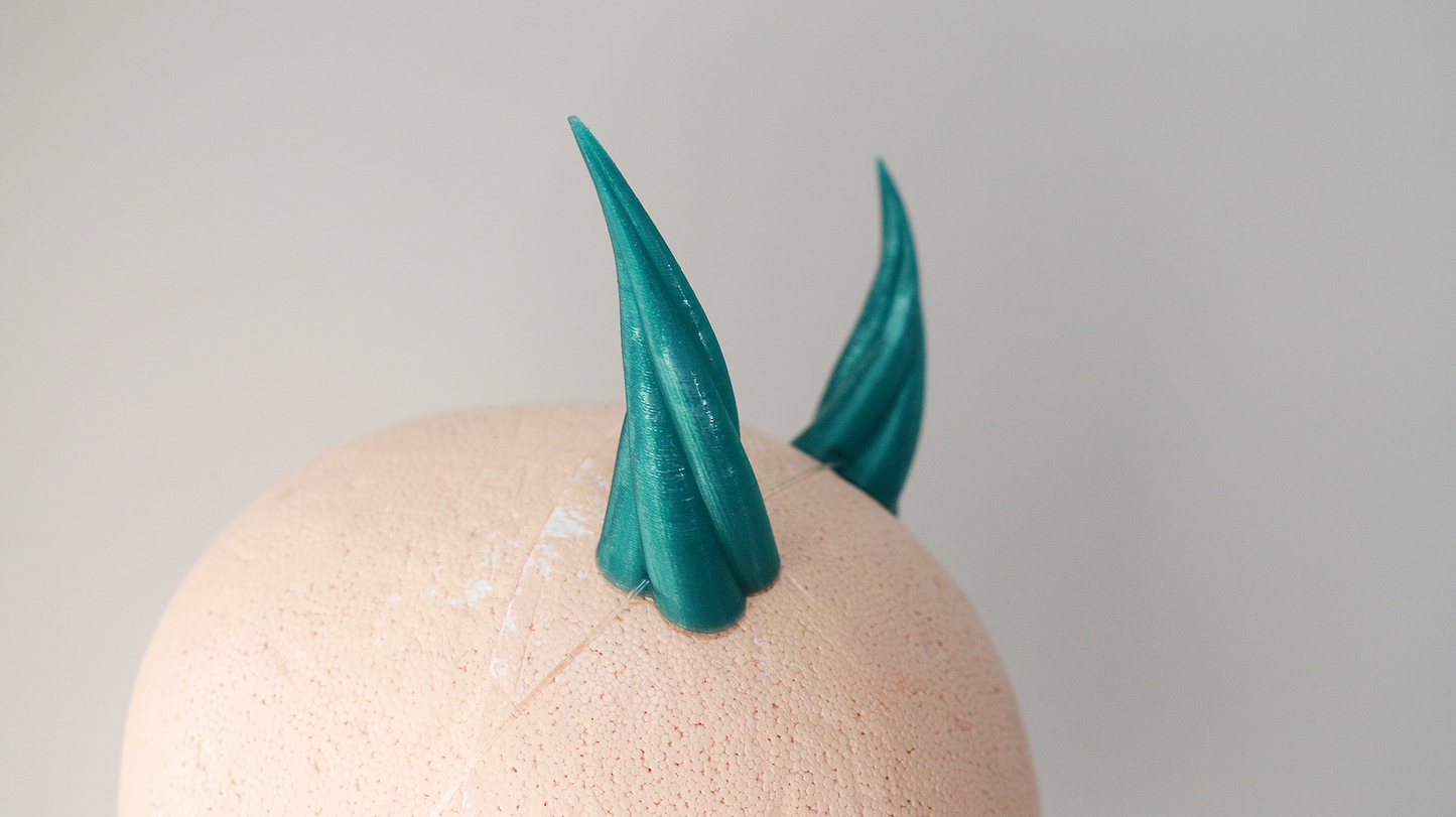 Small Imp 3D Printed Costume Horns
