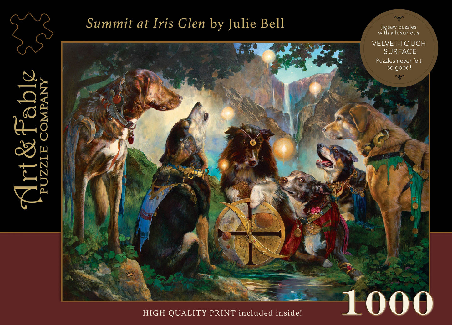 Summit at Iris Glen, 1000-pc Velvet-Touch Puzzle